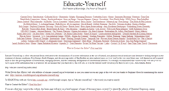 Desktop Screenshot of educate-yourself.org